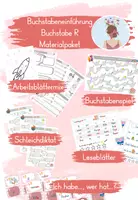 Vorschau - Arbeitsblätter - Buchstabeneinführung R - Materialpaket - Deckblatt