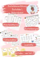 Vorschau - Arbeitsblätter - Buchstabeneinführung L - Materialpaket - Deckblatt