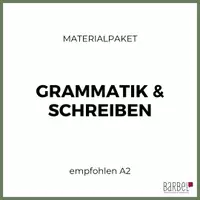 Vorschau - Arbeitsblätter - Grammatik & Schreiben | A2 | Materialpaket - Deckblatt