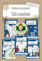 Vorschau - Stundenentwürfe - Materialpaket: Silvester (Klasse 3-4) - Deckblatt