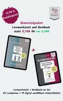 Vorschau - Arbeitsblätter - Materialpaket Lernwerkstatt und Workbook, Lernstrategien und Lerntypen kennenlernen, Lernmethoden und – techniken verfeinern - Deckblatt