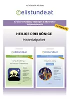Vorschau - Stundenentwürfe - MATERIALPAKET HEILIGE DREI KÖNIGE / STERNDEUTER - katholische Religion (5. - 8. Schulstufe) - Deckblatt