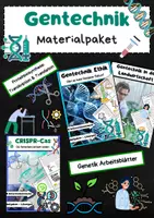 Vorschau - Arbeitsblätter - Gentechnik Materialpaket: CRISPR-Cas, Landwirtschaft, Ethik - Deckblatt