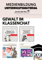 Vorschau - Arbeitsblätter - Materialpaket - Gewalt im Klassenchat - Deckblatt