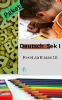 Vorschau - Arbeitsblätter - Materialpaket Deutsch ab Klasse 10 - Deckblatt