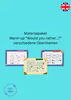 Vorschau - Spiele - Materialpaket - Would you rather...? Mit verschiedenen Oberthemen - Deckblatt