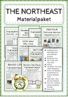Vorschau - Arbeitsblätter - THE NORTHEAST - Materialpaket - Deckblatt