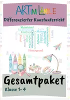Vorschau - Stundenentwürfe - Kunst - Art im Ländle - Gesamtpaket - Deckblatt