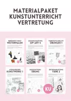 Vorschau - Mal- und Bastelvorlagen - Materialpaket Vertretungsstunden Kunstunterricht - Deckblatt