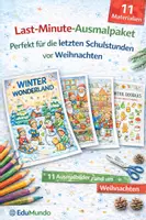 Vorschau - Mal- und Bastelvorlagen - Last-Minute-Weihnachtsset - Deckblatt