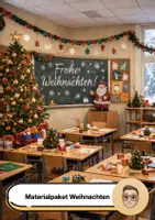 Vorschau - Arbeitsblätter - Weihnachten (Materialpaket) - Deckblatt