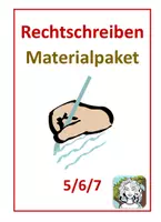 Vorschau - Arbeitsblätter - Materialpaket (Rechtschreiben mit Rechtschreibregeln) - Deckblatt