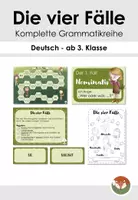 Vorschau - Arbeitsblätter - Die vier Fälle – komplette Grammatikreihe für 3.–4. Klasse - Deckblatt
