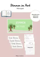 Vorschau - Arbeitsblätter - Stimmen im Park - Materialpaket - Deckblatt