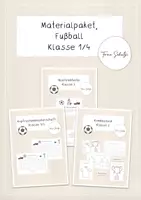 Vorschau - Arbeitsblätter - Materialpaket, Fußball, 1./4. Klasse - Deckblatt