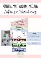 Vorschau - Poster - Materialpaket Argumentieren - Aushang und Fächer - Deckblatt