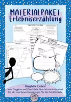Vorschau - Arbeitsblätter - Materialpaket: Einheit Eine Erlebniserzählung schreiben - Deckblatt