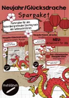 Vorschau - Arbeitsblätter - Sparpaket Neujahr/Glücksdrache 2026 - Deckblatt