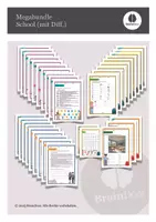 Vorschau - Arbeitsblätter - Megabundle - School (mit Differenzierung) - Deckblatt
