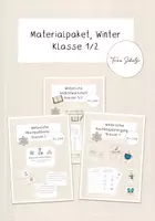 Vorschau - Arbeitsblätter - Materialpaket, Winter, 1./2. Klasse - Deckblatt