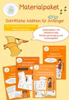 Vorschau - Arbeitsblätter - Materialpaket schriftliche Addition - Deckblatt