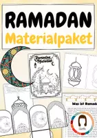 Vorschau - Arbeitsblätter - Grosses Ramadan Materialpaket | Sparpaket | Zuckerfest (Eid al-Fitr) - Deckblatt