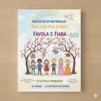 anteprima - Materiale di supporto/inclusione - Raccolta di materiali: FAVOLA E FIABA - Pagina di copertina