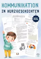Vorschau - Unterrichtsreihen - Materialpaket - KOMMUNIKATION (Kurzgeschichten, Medien, Argumentieren) - Deckblatt