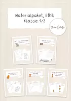 Vorschau - Arbeitsblätter - Materialpaket, Ethik, 1./2. Klasse - Deckblatt