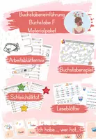 Vorschau - Arbeitsblätter - Buchstabeneinführung F - Materialpaket - Deckblatt