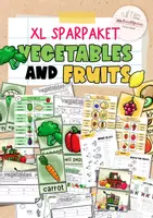 Vorschau - Arbeitsblätter - Fruits & Vegetables | XL-Sparpaket Englisch | 10 Materialien | Bildkarten, Spiele & differenzierte Arbeitsblätter (Klasse 5–6) - Deckblatt