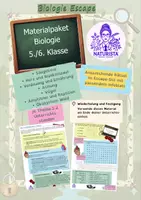 Vorschau - Spiele - Materialpaket Escape Bio 5-6. Klasse - Deckblatt