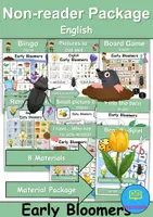Vorschau - Spiele - Materialpaket - Nichtleser / Non-Reader - Frühblüher / Early Bloomer - Englisch - Deckblatt