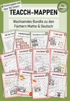 Vorschau - Arbeitsblätter - Wachsendes XL Bundle: Klettmappen / TEACCH-Mappen - Deckblatt
