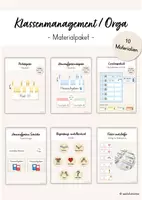 Vorschau - Arbeitsblätter - Klassenmanagement / Orga - Materialpaket - Deckblatt