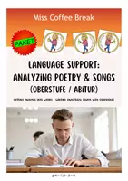 Vorschau - Merkblätter - LANGUAGE SUPPORT: ANALYZING POETRY & SONGS (Materialpaket) - Deckblatt