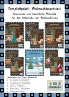 Vorschau - Arbeitsblätter - Materialpaket: Weihnachtswerkstatt - Deckblatt