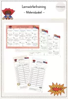 Vorschau - Arbeitsblätter - Lernwörtertraining Klasse 2/3/4 - Materialpaket - Deckblatt