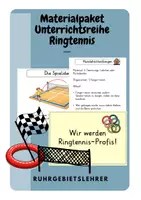 Vorschau - Stundenentwürfe - Materialpaket Komplette Unterrichtsreihe Ringtennis - Deckblatt