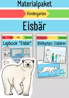 Vorschau - Merkblätter - Materialpaket Eisbär für den Kindergarten - Deckblatt