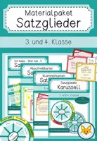 Vorschau - Stationenlernen - Materialpaket "Satzglieder" für die 3. und 4. Klasse - Deckblatt