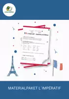 Vorschau - Arbeitsblätter - 🗣️ Das große Imperativ-Bundle: Regeln, Ausnahmen & Pronomen (A1-B1) - Deckblatt