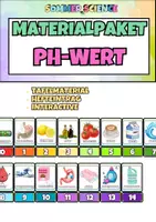 Vorschau - Arbeitsblätter - pH-Wert Materialpaket – Säuren & Laugen Unterricht mit Skala & Aufgaben - Deckblatt