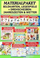 Vorschau - Arbeitsblätter - Materialpaket Jahreszeiten & Wetter – Monate, Wetterphänomene und Natur im Jahreslauf entdecken - Deckblatt