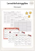 Vorschau - Arbeitsblätter - Lernwörtertrainingspläne - Materialpaket - Deckblatt