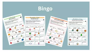 Vorschau - Arbeitsblätter - Bingo - Deckblatt