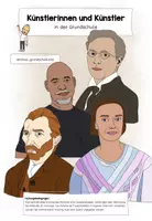 Vorschau - Unterrichtsreihen - Künstlerinnen und Künstler in der Grundschule - Deckblatt