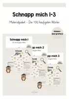 Vorschau - Spiele - Schnapp mich - Materialpaket - Deckblatt