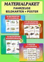 Vorschau - Poster - Materialpaket Fahrzeuge – Bildkarten & Poster für Land-, Luft- und Wasserfahrzeuge - Deckblatt
