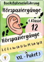 Vorschau - Spiele - Buchstabeneinführungen - Hörspaziergänge - XXL Paket 3 - Deckblatt